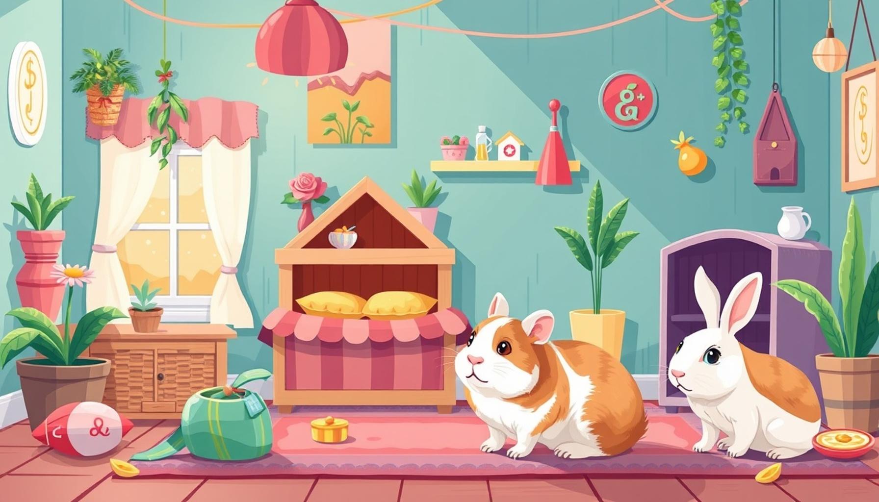 Creating a Cozy Home: Care Essentials for Hamsters, Guinea Pigs, and Rabbits